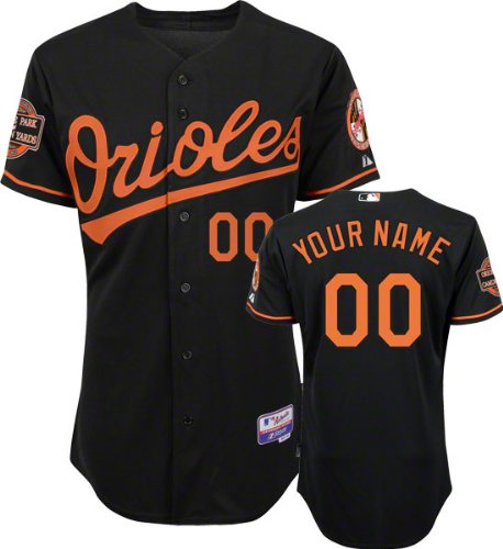 Baltimore Orioles Jersey: Personalized Alternate Black Authentic Cool Baseâ