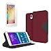 Cellto Samsung Galaxy Note 4 Premium Wallet Case [Dual Magnetic Flap] Diary Cover/w ID Pocket (Wine) + Life Time Warranty