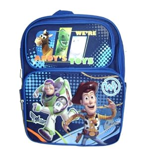 Toy Story 3 - Buzz Lightyear and Woody Large School Backpack - Nice item for school, (for... by 