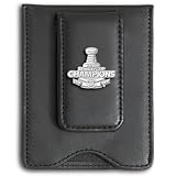 NHL Boston Bruins 2011 Stanley Cup Champions Black Leather Money Clip/ID Holder