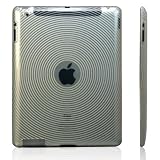【全3色】iPad 2 用 TPU ケース　渦巻き柄　クリア TPU Case For iPad 2(683-1)