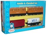 Thomas and Friends Motorized Road and Rail System Annie and Clarabel Set - Annie and Clarabel Passenger Coaches, 1 Freight Truck and 1 Milk Tanker