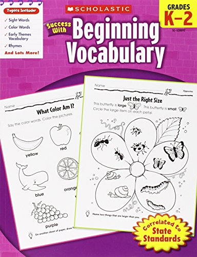 Scholastic Success with Beginning Vocabulary