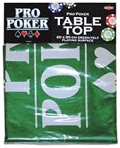 Pro Poker Table Top Green Felt Playing Surface