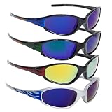 Adi Kids Mirrored Lens UV Protecting Sunglasses w/ Protective Case