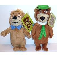 Yogi Bear 2010 Movie BOO BOO and YOGI Set of 8 Plush Bean Bag Toy Dolls