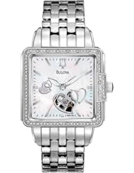 Bulova 96R155 Ladies Mechanical Diamond Watch