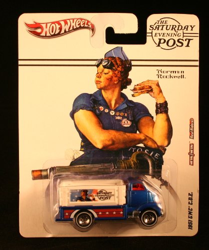 Hot Wheels 2012 - The Saturday Evening Post - Norman Rockwell - 1951 GMC C.O.E. - Rosie The Riveter