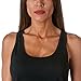 Sofra Womens Loose Fit Tank Top Relaxed Flowy Black Medium