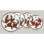 APPLE 3-D Stove / Burner Covers Set of 4 *NEW*