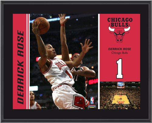 Mounted Memories Chicago Bulls Derrick Rose 10X13 Sublimated Plaque