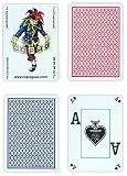 Copag Poker Size PEEK Index Playing Cards (Blue Red Setup)