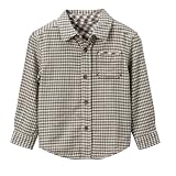 GK TB Mini Check Woven Top Brown