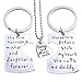 O.RIYA Daddy's Girl Mommy's World / Daddy Girl Mommy World Set Little Girl Kids Love Fathers Day Mothers Day Stole Heart 3 Piece Keychain Pendant Necklace Set , Gift for Daughter, Mommys Little Girl, Mums Girl