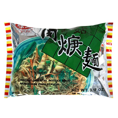 Ve Wong Instant Noodle, Pork & Mushroom, 3.17-Ounce Packages (Pack of 30) by Ve Wong