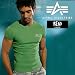 Alpha Industries Muskel-Shirt Muscle-T-Shirt grün