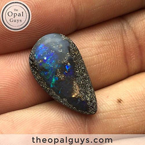 7.8CT Midnight Blue/Purple Boulder Opal, 100% Natural Australian Opals, Loose Gemstones Unset
