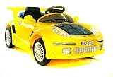 Kids Ride On Car Yellow PORSCHE 911 Style Electric Battery Toy