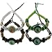 St. Jude and Our Lady of Guadalupe Hand Woven Bracelets - Ideal as a Friendship Bracelet - Excellent Quality/Beautiful Colors - Sold as a Set of 4