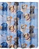 Labradors Element Shower Curtain
