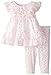 Youngland baby-girls Chiffon Top to Dotted Legging Set