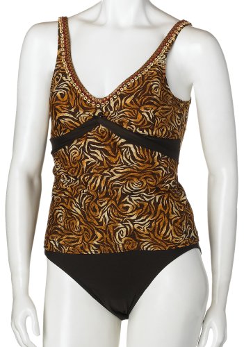 Christina Women's Animal Horizon 2 Piece Tankini