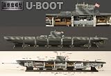 鋼密度模型 U-BOOT (BOX)