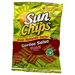 Sunchips Multigrain Snacks, Garden Salsa, 1.5-Ounce Large Single Serve Bags (Pack of 64)