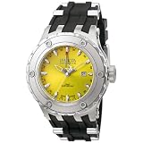 Invicta Men's 6183 Reserve Collection GMT Stainless Steel Black Rubber Watch