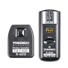 Yongnuo 2.4GHz RF-602 C3 2-in-1 Funkfernausl�ser und Blitzausl�ser f�r Canon 7D 50D 40D 30D 20D 5D 5D Mark II 1D 1Ds Mark III 1Ds Mark IV in Verbindung mit diversen Systemblitzen z.B. Speedlite 580EX II 580EX 550EX 430EXII Metz 44 48 50 58 AF-2 Sigma 530 610 DG Super Nissin Di622 Yongnuo YN465 YN467 YN565EX Nikon SB-910 SB-900 SB-800 SB-600 SB-28 SB-27 SB-26 SB-25 SB-24 uvm. (ersetzt RS-80N3)