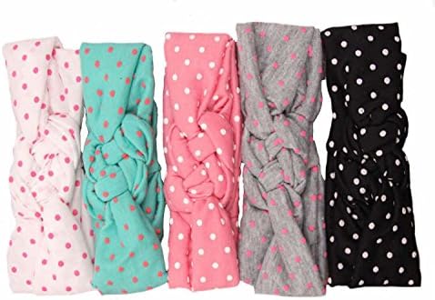 Tailinda® Baby Girls Cotton Turban Headbands Photo Props Head Wrap Soft Hair Band (Tlinlinda-zy050)