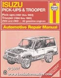 Isuzu Pick-Ups & Trooper Automotive Repair Manual