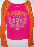 Zoey 101, Girl Medium 10-12, Fuchsia and Orange Shirt Top