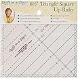 Quilt In A Day 6-1/2-Inch by 6-1/2-Inch Triangle Square Up Ruler
