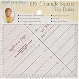 Quilt In A Day 6-1/2-Inch by 6-1/2-Inch Triangle Square Up Ruler