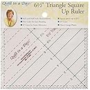 Quilt In A Day 6-1/2-Inch by 6-1/2-Inch Triangle Square Up Ruler