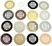 White SNAP IN Shower Tile Grid Drain Strainer Trim Kit