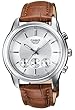 Casio - BEM-504L-7AVEF - Montre homme - Quartz Analogique - Chronographe - Bracelet Cuir Marron