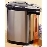 Secura 4-Liter Electric Water Boiler and Warmer AirPot, 18/10 Stainless Steel Interior SWB-43G