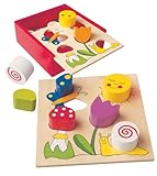 Bino 84154 - Steckspiel 2 in 1 Bella Florina