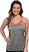 adidas Performance Women's Hi 5 Tank Top, Dark Grey/Colored Heather/Flash Red S15, X-Large