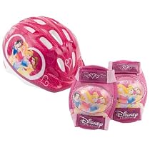 Disney Princess Micro Bicycle Helmet and Protective Pad Value Pack (Toddler)