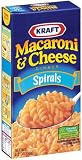 Kraft Macaroni & Cheese Dinner, Spirals, 5.5-Ounce Boxes (Pack of 24)