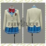モーレツ宇宙海賊 加藤茉莉香 白凰女学院制服/ コスプレ衣装、大きいサイズ、オーダーメイドも対応可能