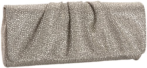 Lauren Merkin Caroline Stingray-Embossed Flap Clutch Lauren Merkin Caroline Stingray-Embossed Flap Clutch