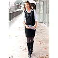 Vivance Collection Damen-Kleid Etuikleid schwarz