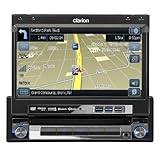 Clarion NZ500 7 In-Dash Single-Din Touchscreen DVD/CD/MP3/USB Receiver, Built-in Navigation and Bluetooth