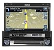 Clarion NZ500 7" In-Dash Single-Din Touchscreen DVD/CD/MP3/USB Receiver, Built-in Navigation and Bluetooth