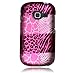 For Samsung Galaxy Centura S738C Hard Design Cover Case Pink Exotic Skins Accessory