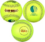 Trump&reg; MP-EVIL-CLAS-Y2 Evil Sports 12 inch Softball - Premium Yellow Leather - USSSA Approved (Sold in Dozens)